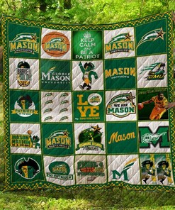 George Mason Patriots Quilt Blanket LC3 - Perfect for Sports Fans