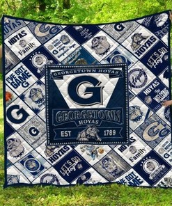 Georgetown Hoyas NCAA Collection Collected Combined Quilt Bedding Set