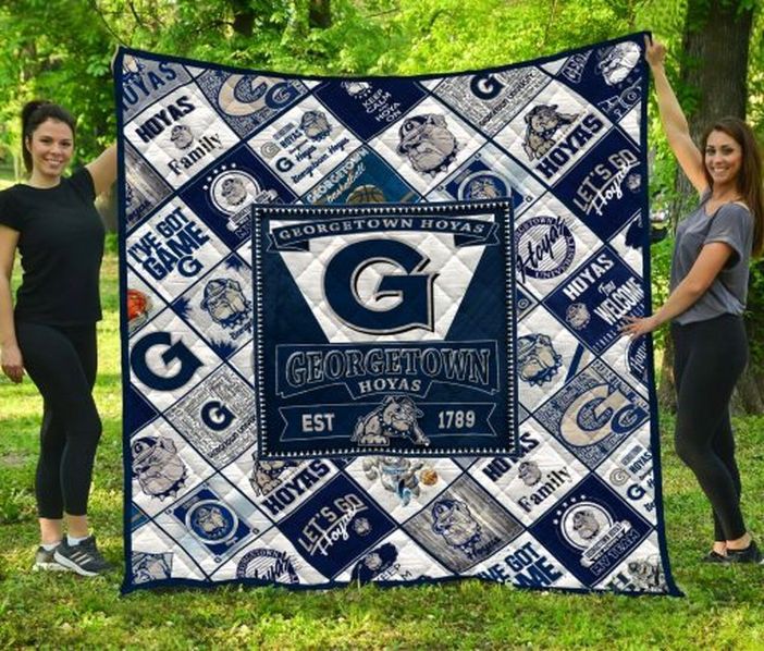 Georgetown Hoyas NCAA Collection Collected Combined Quilt Bedding Set