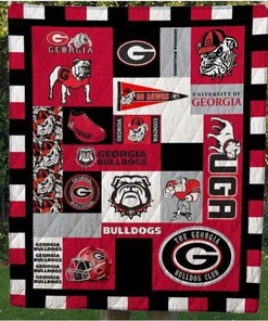 Georgia Bulldogs 3D Customized Quilt Blanket - Unique and Personalized for Fans