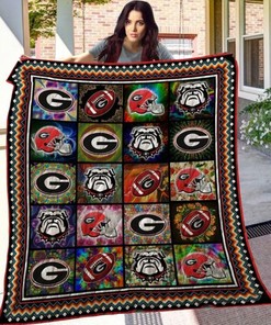 Georgia Bulldogs Ncaa Full Size Quilt Bed Set
