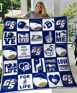 Georgia Southern Eagles Collection Quilt Bedding Set for Sports Fans