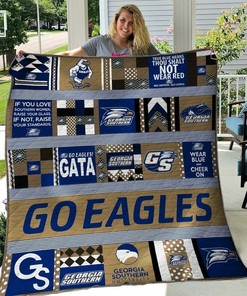 Georgia Southern Eagles NCAA Quilt Bedding Set for Girls