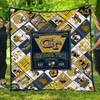 Georgia Tech Yellow Jackets Quilt Bedding Set B060624 with Sporty Look