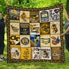 Georgia Tech Yellow Jackets Quilt Bedding Set LC2 with Sporty Look
