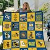 Georgia Tech Yellow Jackets Quilt Bedding Set LC3 with Unique Design