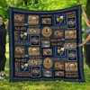 Georgia Tech Yellow Jackets Quilt Bedding Set LC4 with Sporty Look