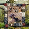 German Shepherd Dog Pets Quilt Blanket for Dog Lovers