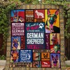 German Shepherd Dog Tnt2603 9 Quilt Blanket for Dog Lovers