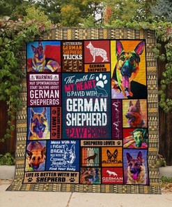 German Shepherd Dog Tnt2603 9 Quilt Blanket for Dog Lovers