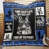 German Shepherd Police Quilted Bedding Set - Full Size for Dog Lovers