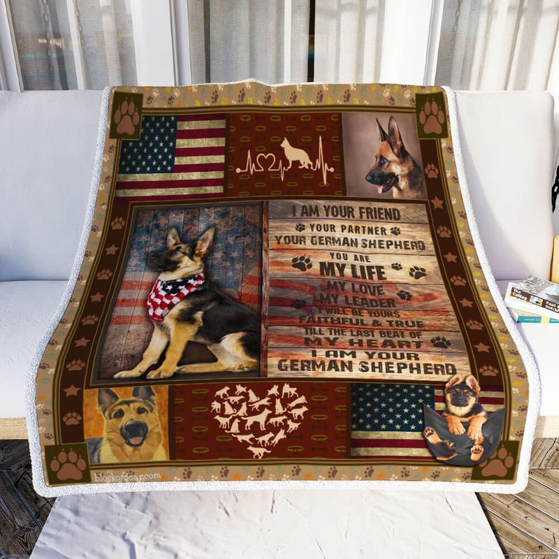 German Shepherd Premium Comfy Sofa Throw Blanket - For Loyal and Loving Dog Owners
