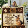 German Shepherd Quilt Bedding Set with Heartwarming Quote, Perfect for Dog Lovers