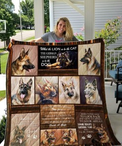 German Shepherd Quilt Blanket - Always by Your Side for Dog Lovers