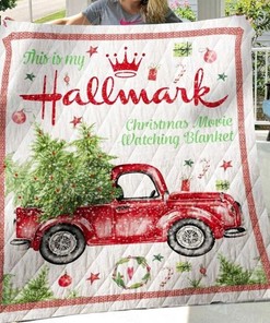 Get Cozy And Watch Your Favorite Hallmark Christmas Movies With This Hallmark Christmas Movie Watching Quilt Blanket