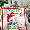 Get Cozy With Your Dog And Watch Hallmark Christmas Movies With This Fun Quilt Blanket