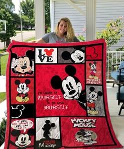 Get Cozy with Mickey Mouse Quilt Blanket - Soft and Warm