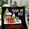 Get Festive With This Boot House Hallmark Christmas Collection Quilt Blanket