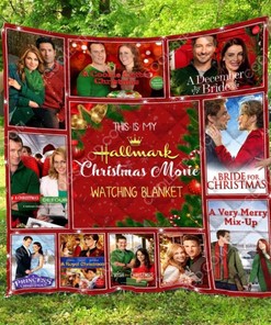 Get Into The Holiday Spirit With The Hallmark Christmas Movie A Very Merry Mix-Up Quilt Blanket