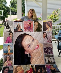 Get Nostalgic With Crystal Gayle Vintage Quilt Blanket