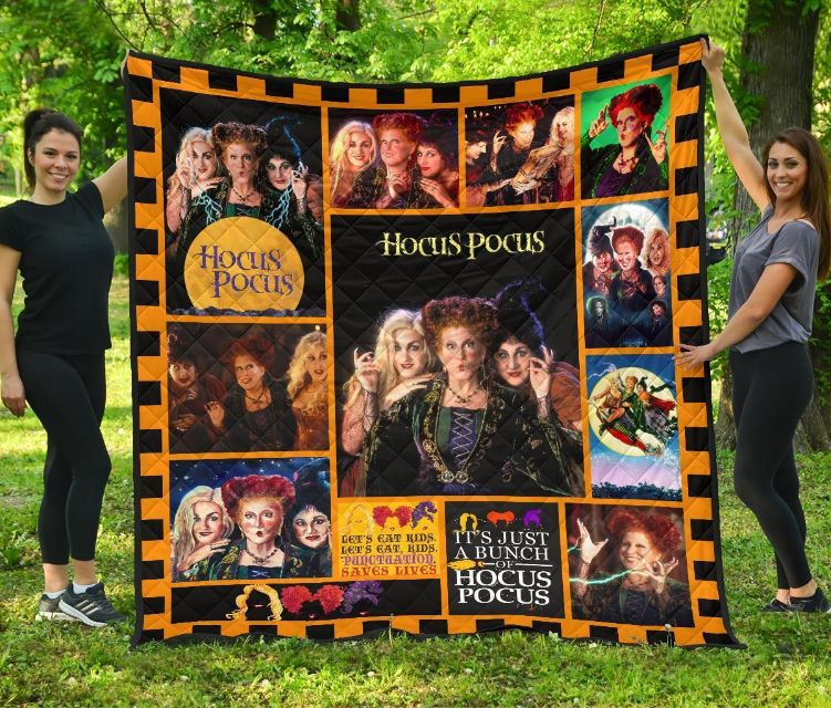 Get Ready For Halloween With This Hocus Pocus Halloween Quilt Blanket Gift NH08