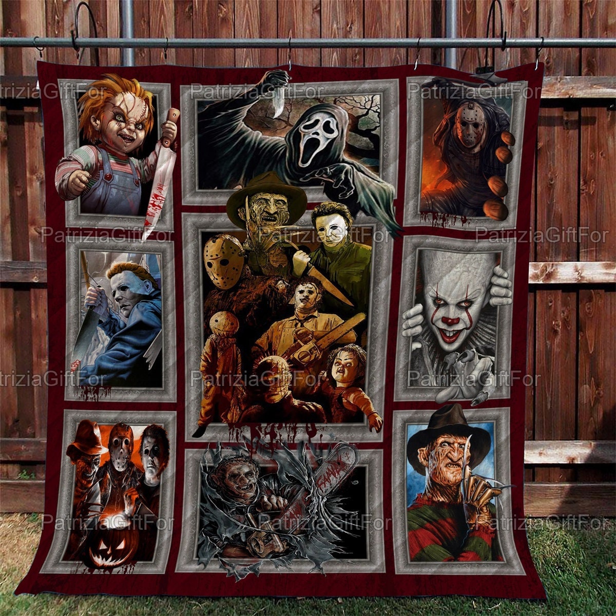 Get Spooked With This Horror Movie Quilt 3d Halloween Blanket