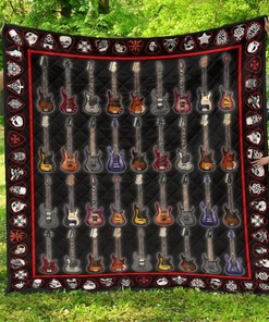Get The Perfect Gift For A Music Lover - Guitar Quilt Blanket Gift Idea For MN08