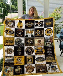 Get ready for game day with this Mizzou Gameday Quilt Bedding Set