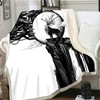 Ghibli Princess Mononoke A God Of Life And Death Fleece Blanket 3D Vintage Bed Set