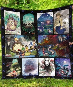 Ghibli Studio Anime Quilt Bedding Set for Fans - Ideal for Your Bedroom or Living Room
