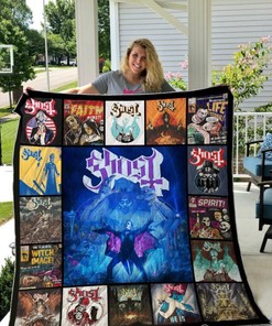 Ghost (Swedish Band) Collection Quilt Blanket, Perfect for Metal Fans