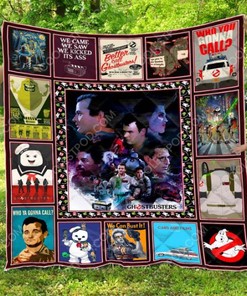 Ghostbusters Who Ya Gonna Call Quilt Blanket for Movie Fans