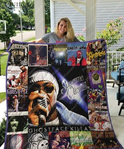 Ghostface Killah Albums Ver Collection Quilt Blanket - A Perfect Gift for Hip-Hop Fans