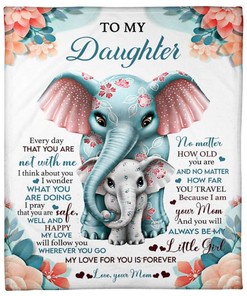 Gift A Comfy Sofa Throw Blanket To Daughter For Christmas, It's The Thought That Counts