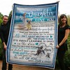 Gift A Fleece Blanket To Daughter To Remind Her Of The Beach And Your Love