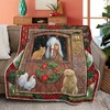 Gift the Farm Animals Christmas Quilt Blanket - Soft and Snuggly