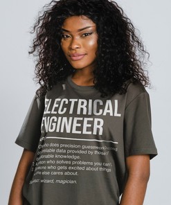 Gifts for Electrical Engineer: Unisex Noun Engineering Tee