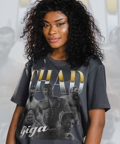 Giga Chad Meme Shirt: Alpha Male Body Builder Tee