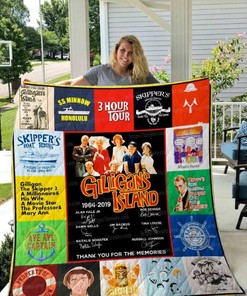 Gilligan's Island Thank You For The Memories Quilt Blanket for Classic TV Show Fans