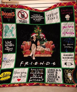 Gilmore And Friends Christmas Quilt Blanket perfect for Girls Quilt Bedding Set