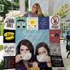 Gilmore Girls Coffee Drinking Collection Quilt Bedding Set with Keywords