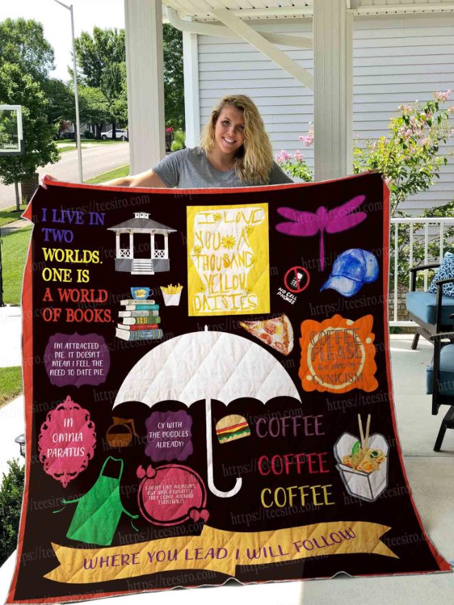 Gilmore Girls Fans Collection Quilt Blanket with Unique Quote and Design