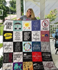 Gilmore Girls Inspired Quilt Bedding Set for TV Show Devotees