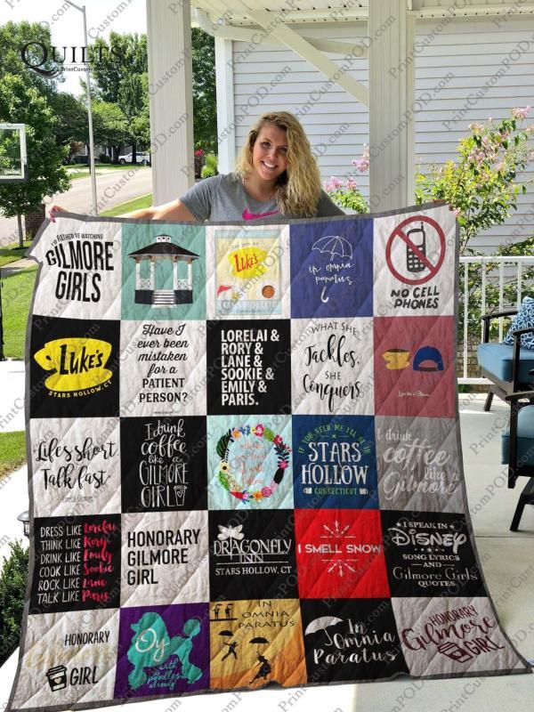 Gilmore Girls Inspired Quilt Bedding Set for TV Show Devotees