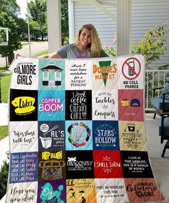 Gilmore Girls Inspired Sayings Quilt Blanket