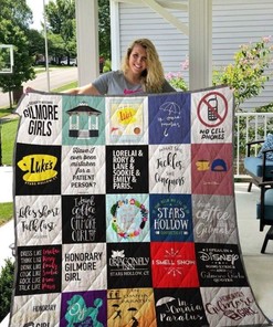 Gilmore Girls Quilt Bedding Set For Fans DUP - Perfect Gift for TV Enthusiasts