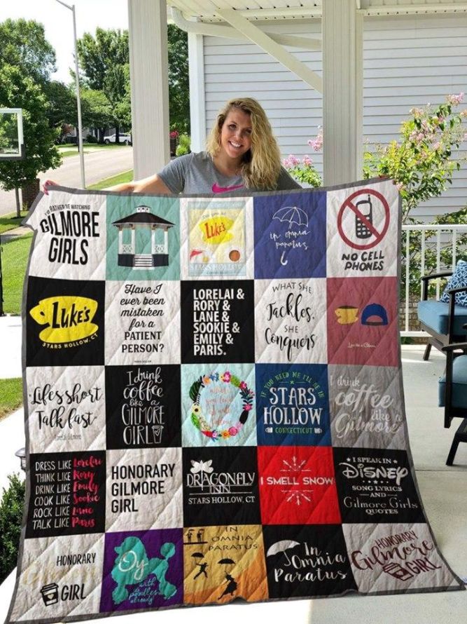 Gilmore Girls Quilt Bedding Set For Fans DUP - Perfect Gift for TV Enthusiasts