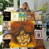 Ginger Baker Vintage Quilt Blanket for Classic Rock Fans
