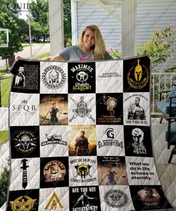 Gladiator Collection Quilt Blanket - SPQR Roman Empire Bedding