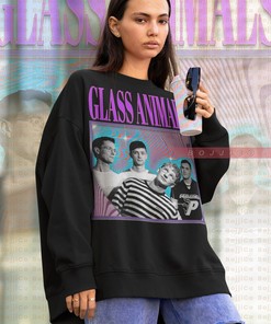 Glass Animals Vintage Sweatshirt | Retro 90s Tees, Viral Sweater, Glass Animals Merch, Shirt for Alternative/Indie Fans
